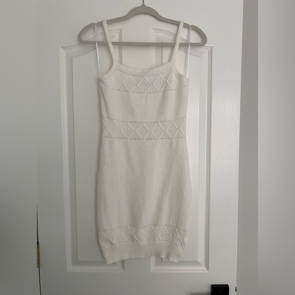 Hello molly Knit white dress - Picture 3 of 4